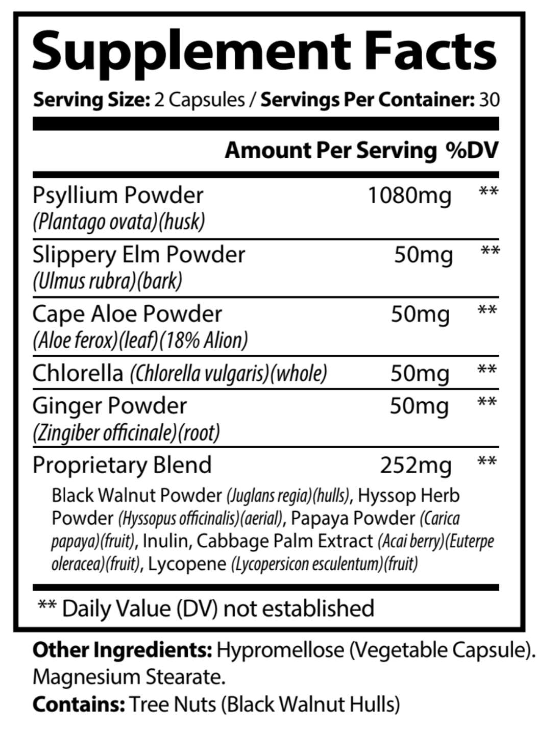 GSA Psyllium Husk Plus
