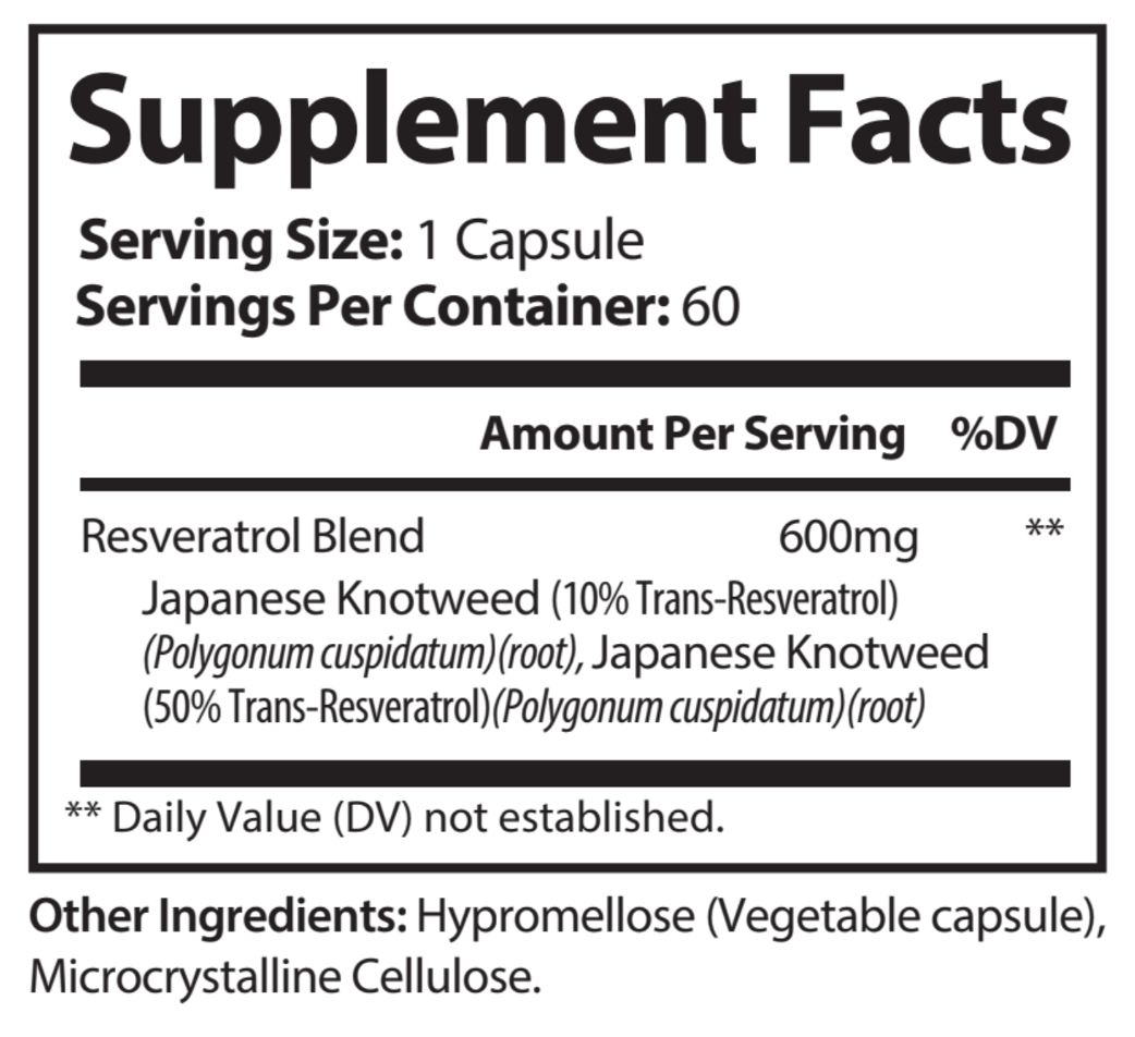GSA Resveratrol 600