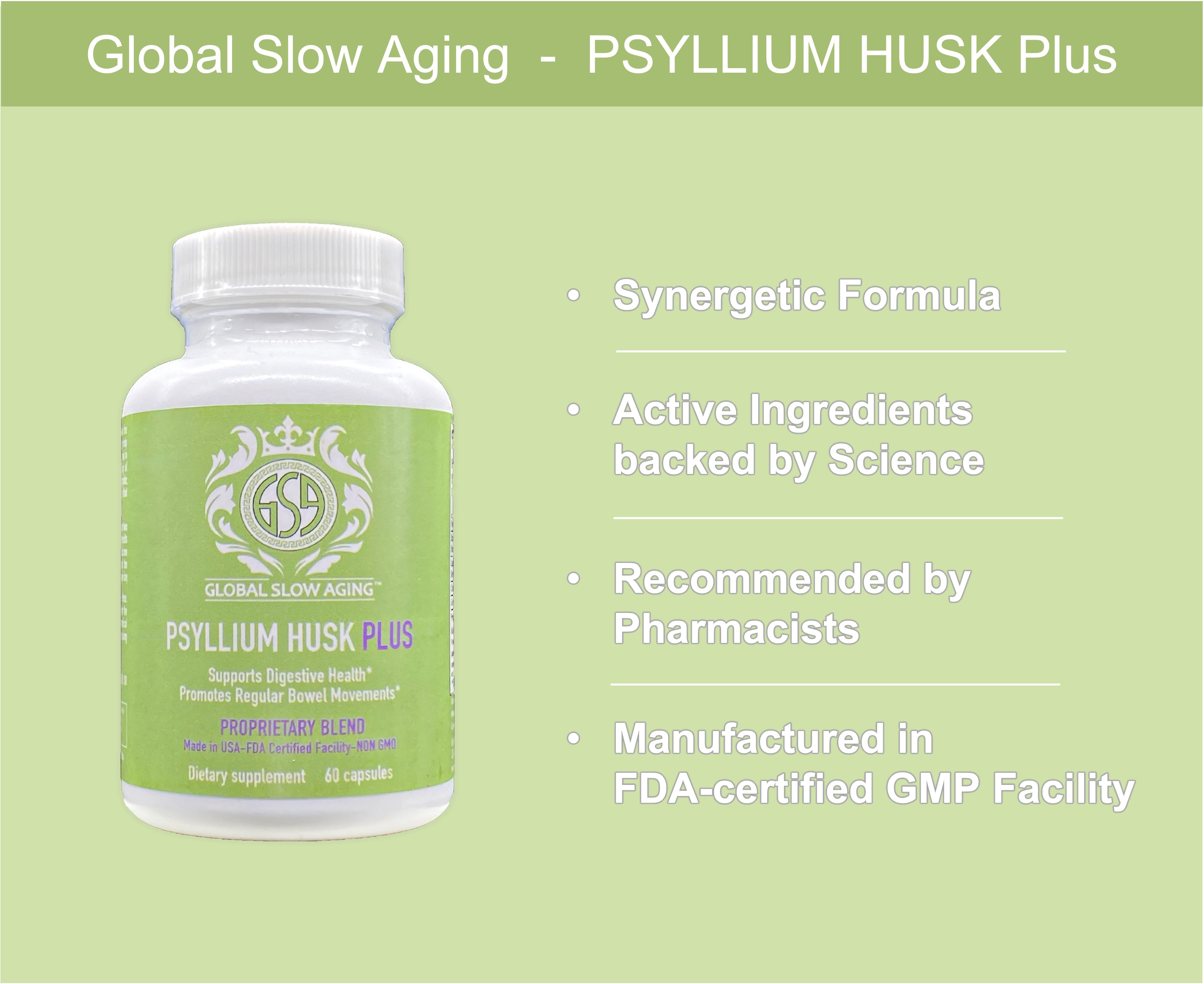 GSA Psyllium Husk Plus