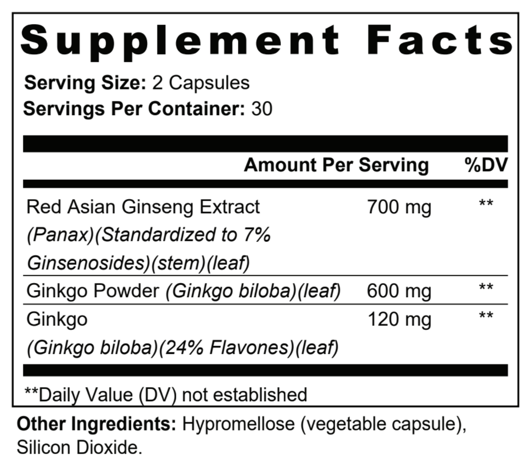 GSA Ginkgo Biloba Plus