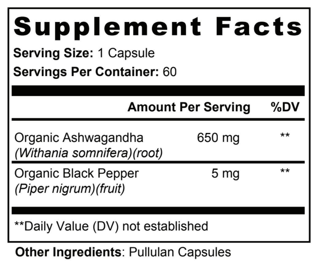 GSA Ashwagandha 650