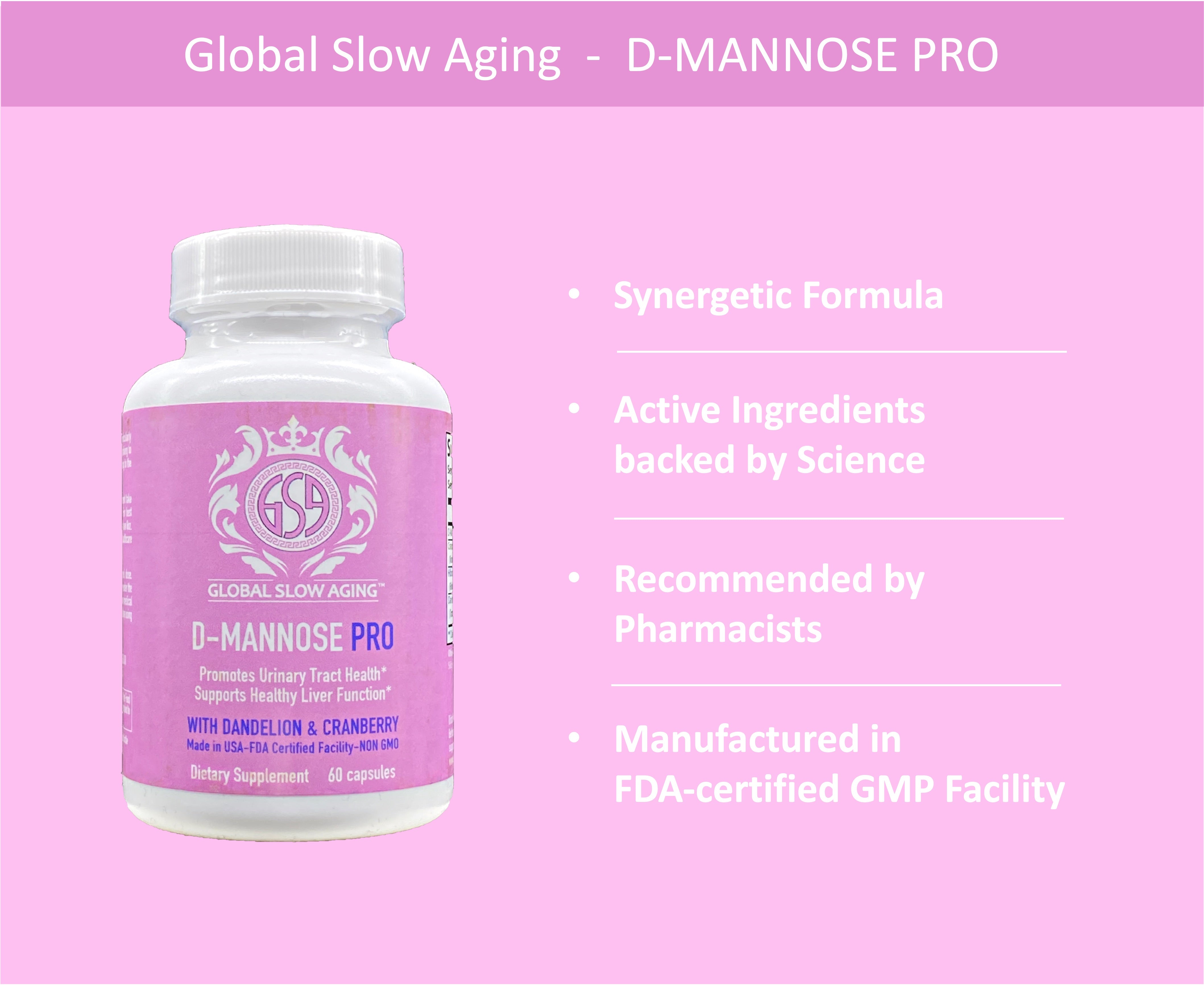 GSA D-Mannose Pro