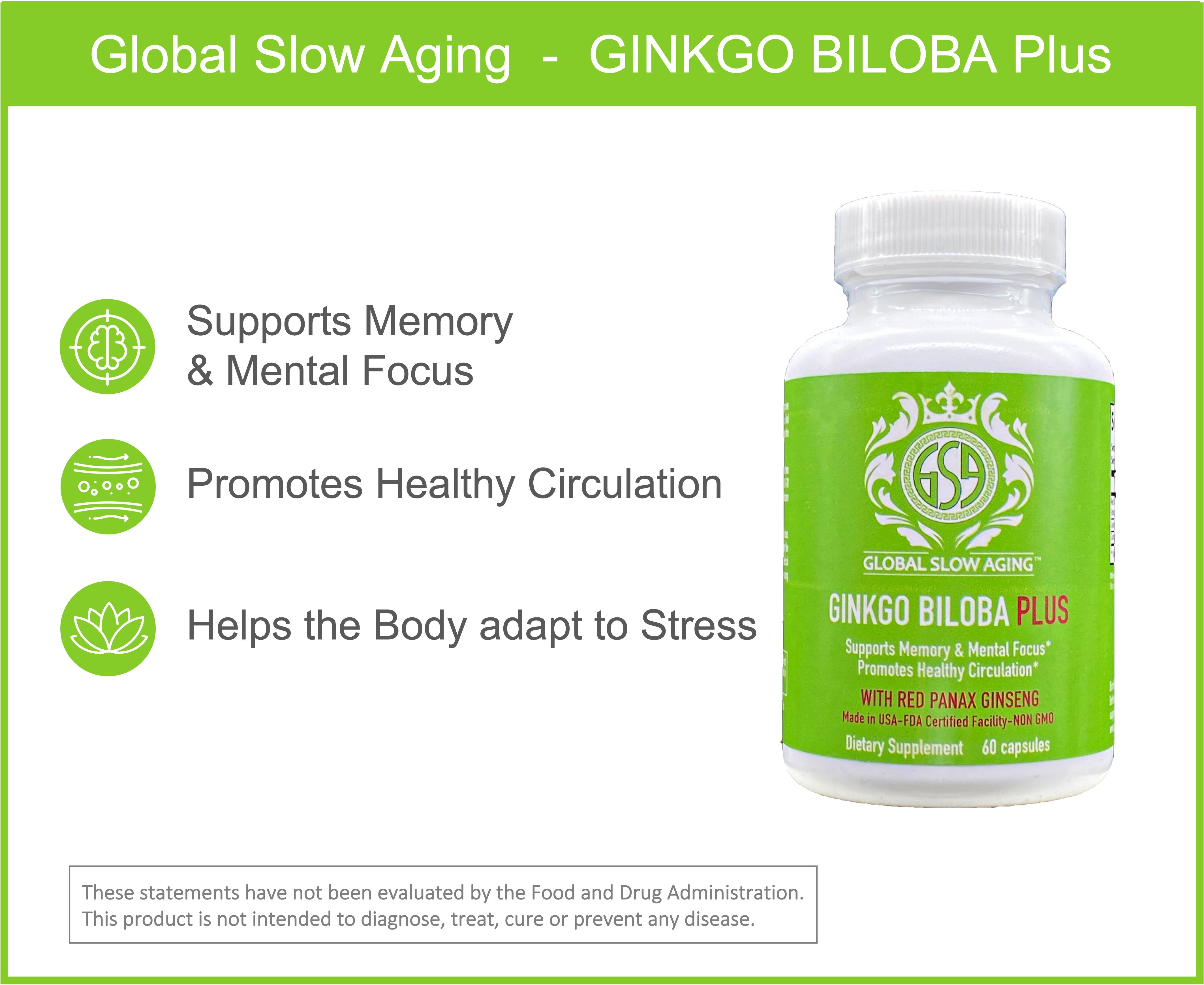 GSA Ginkgo Biloba Plus