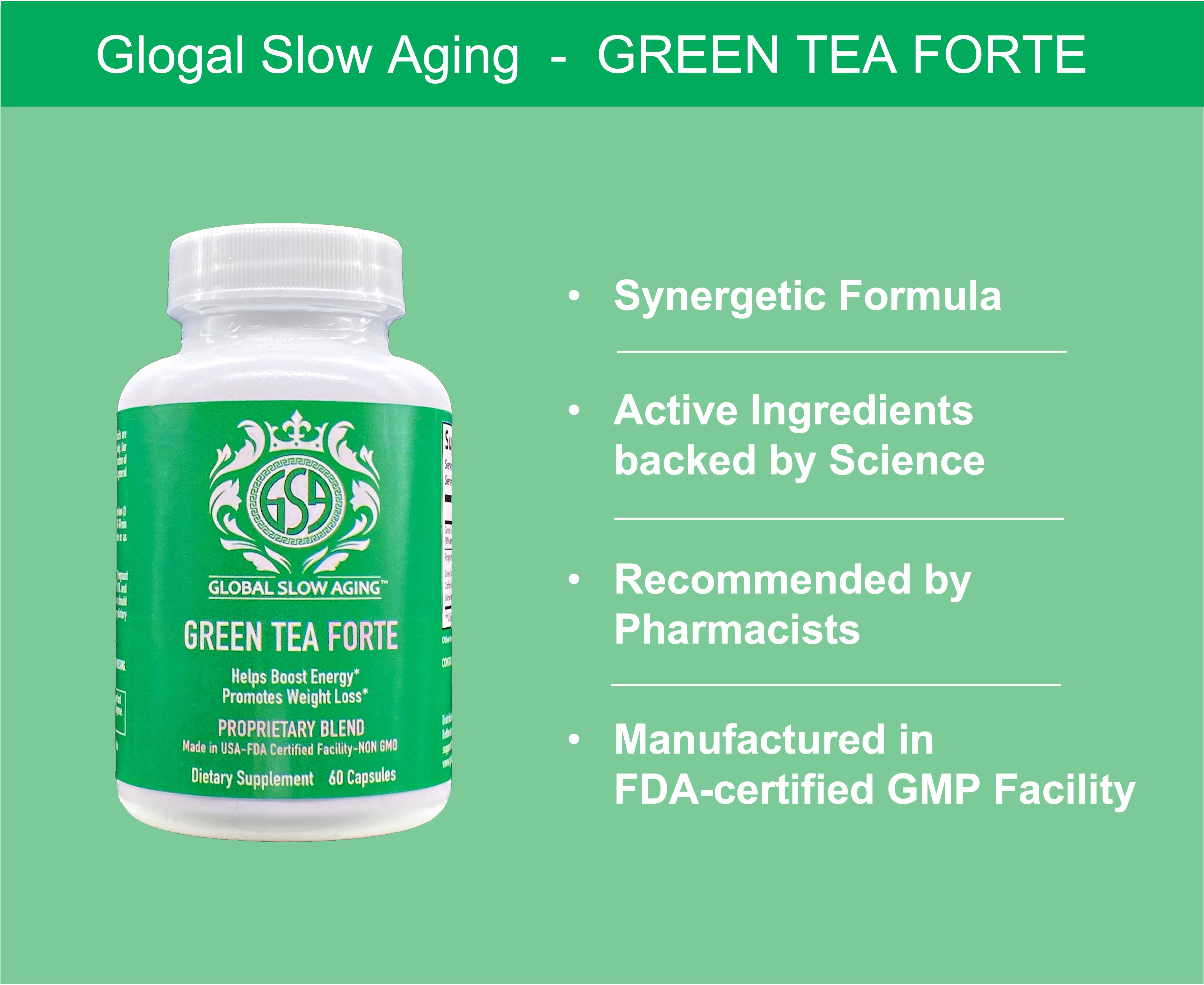 GSA Green Tea Forte