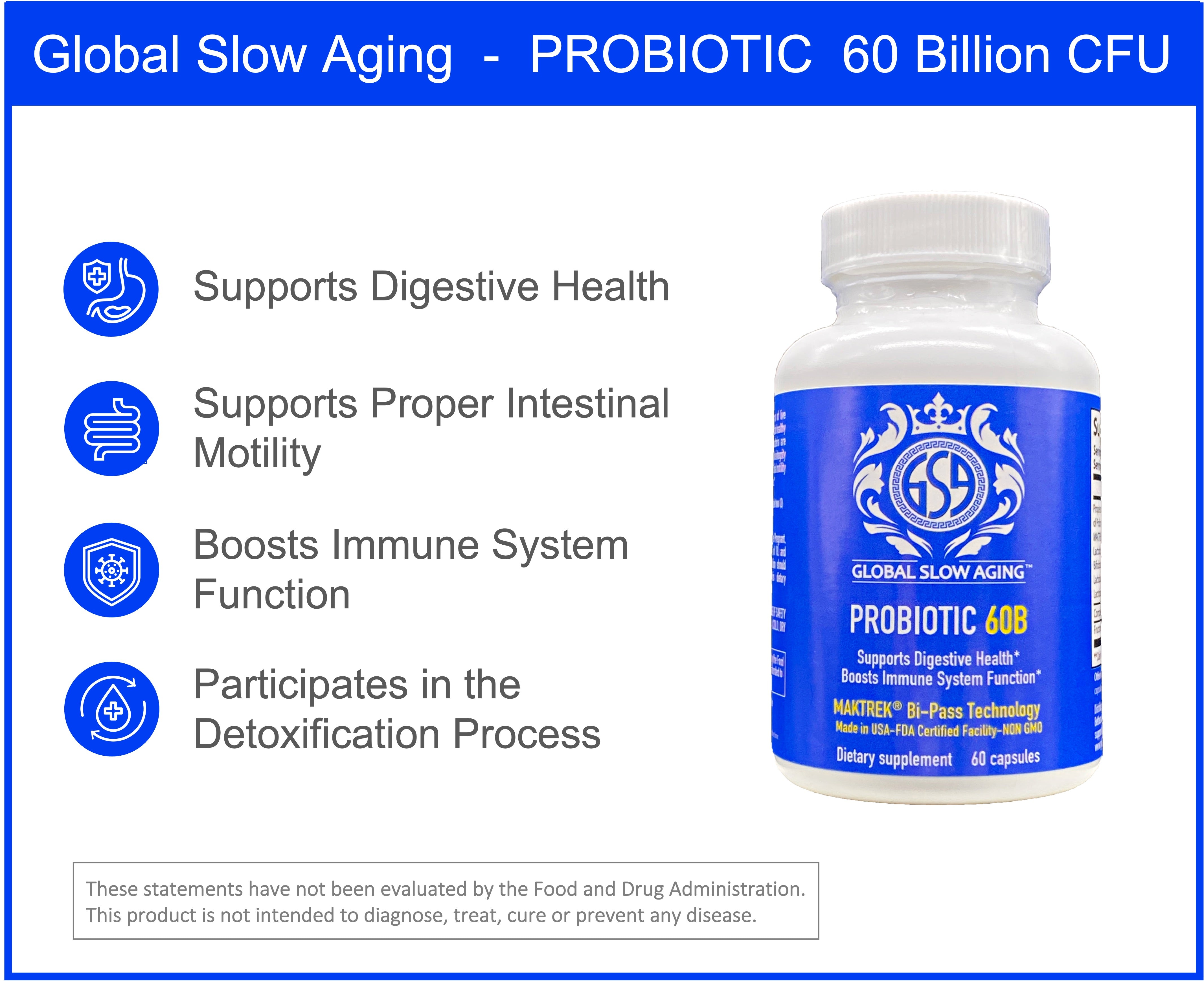 GSA Probiotic 60B